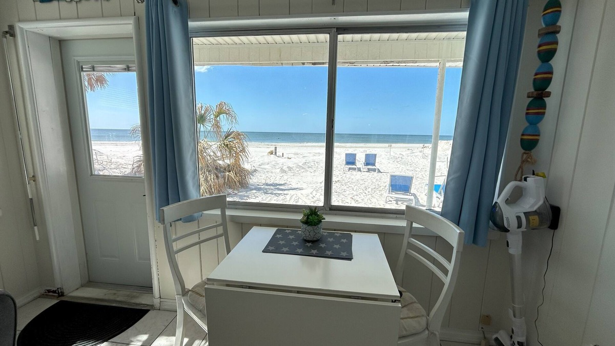 Indian Shores Cottage | OLD FLORIDA CHARM- DIRECT BEACH FRONT COTTAGE - STEP RIGHT INTO THE SAND!