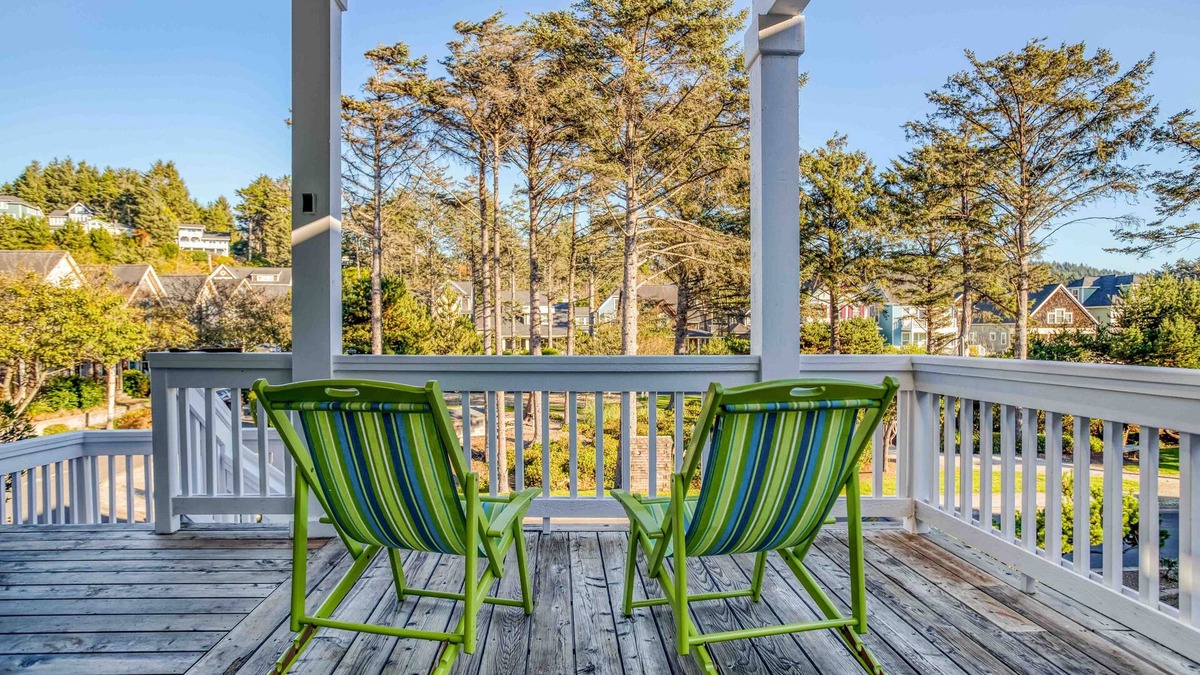 Olivia Beach House | Olivia Beach Craftsman Fully Equipped for Fun, with Two Wrap Decks, Hot Tub!