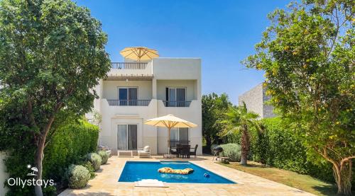 El Gouna Apartment | Ollystays Seaview Villa 3BR Heated Pool GYM-Joubal El Gouna