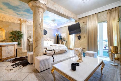 Argyroupoli Apartment | Olympus Grand Retreat with Jacuzzi