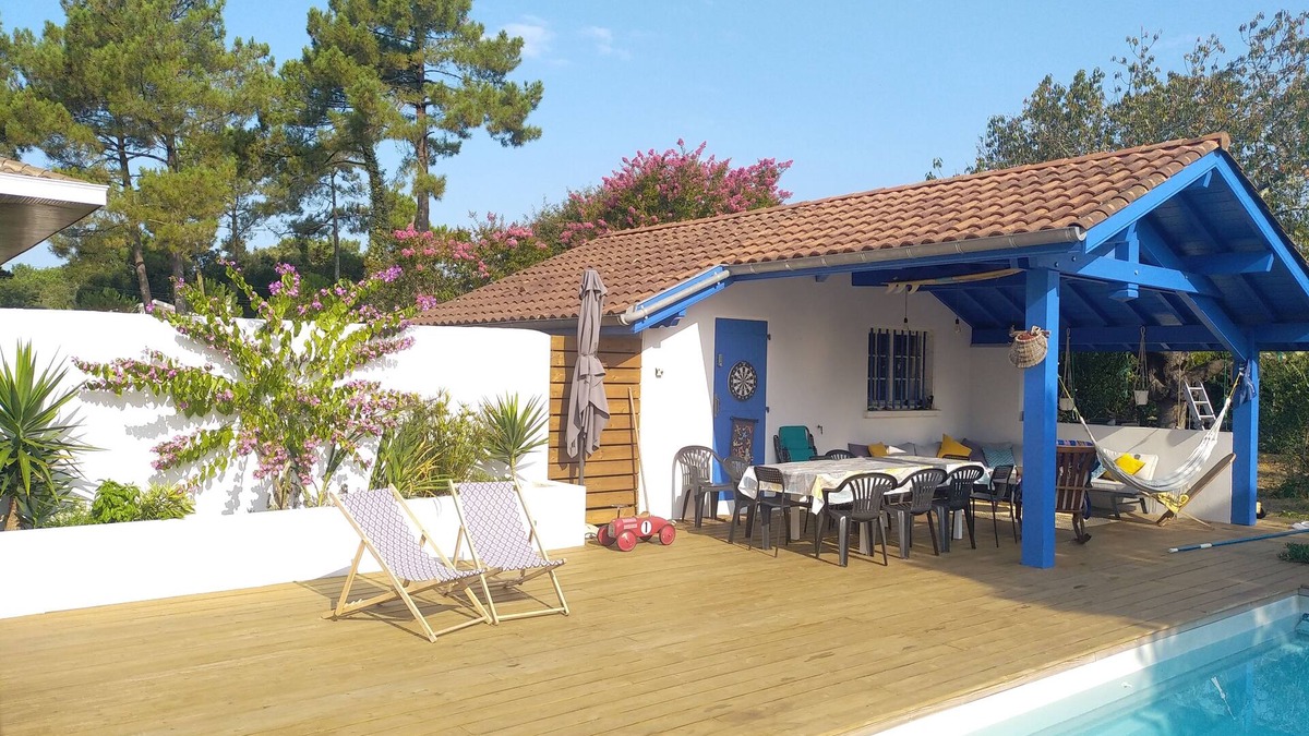Ondres House | Ondres Plage, 4 bedroom house with swimming pool in a quiet area