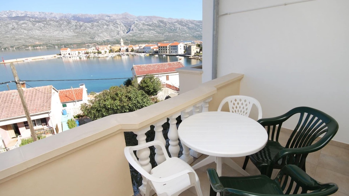 Vinjerac Apartment | One bedroom apartment with terrace and sea view Vinjerac, Zadar (A-3248-c)
