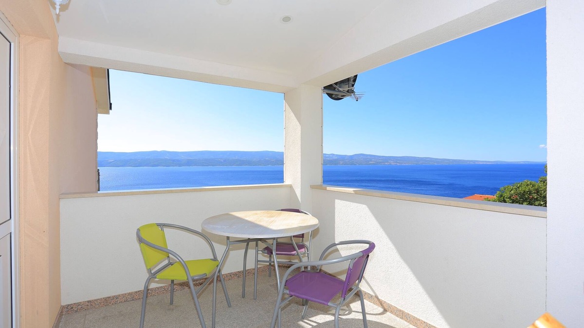 Stanici Apartment | One bedroom apartment with terrace and sea view Stanići, Omiš (A-17894-d)