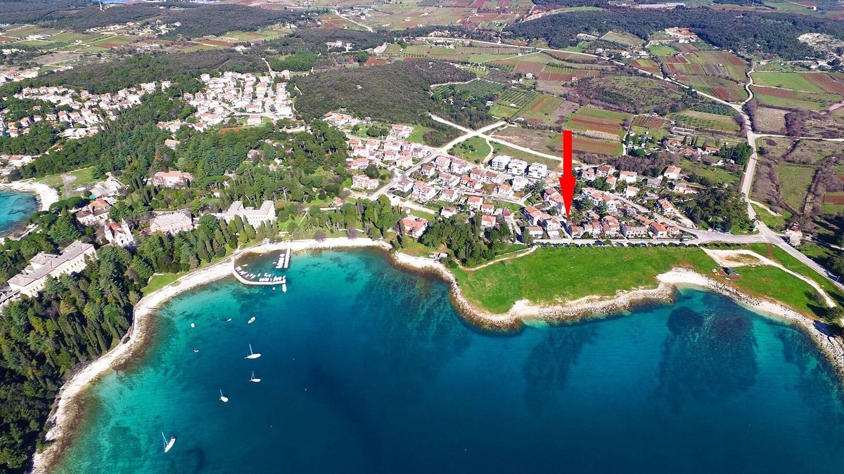 Borik Apartment | One bedroom apartment with balcony and sea view Rovinj (A-19730-a)
