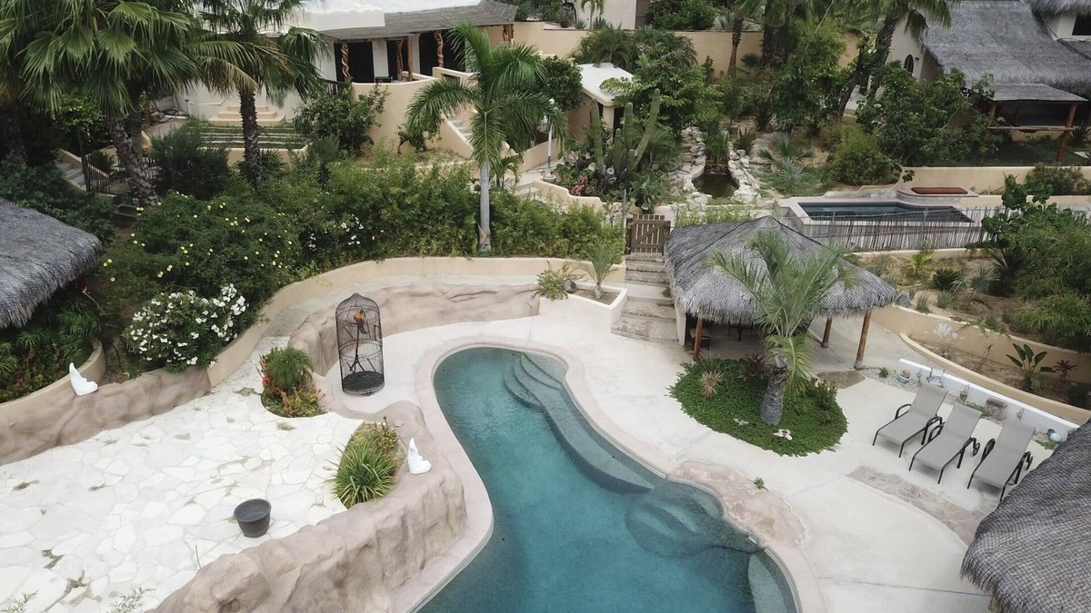 San Jose del Cabo Villa | One Of A Kind Baja Palm Leaf Roof Villa
