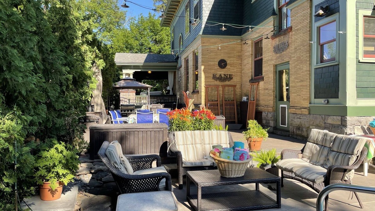 Saratoga Springs House | One of a kind rental on the East Side of Saratoga! Pool and pretty front porch.