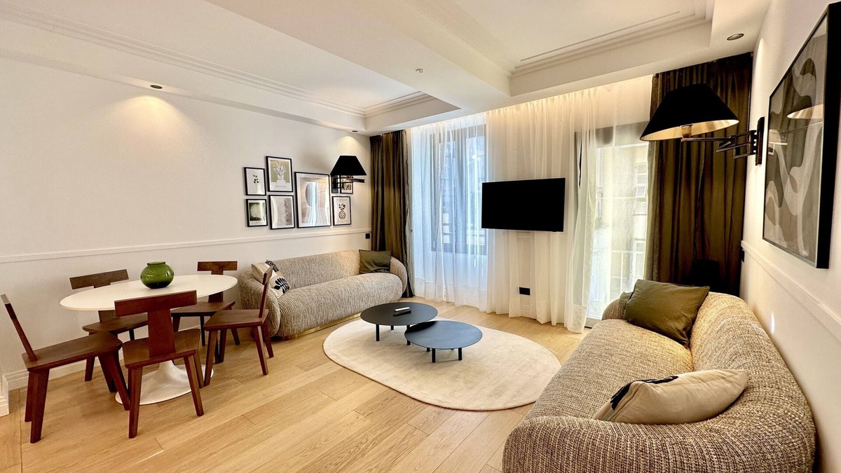 Riquier Apartment | OPERA PROMENADE 4 : Brand-new! 4 rooms, next to beach, balcony, sea view