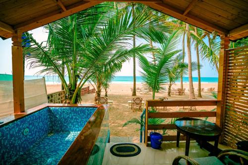 Agonda Resort | orange sky beach bungalow