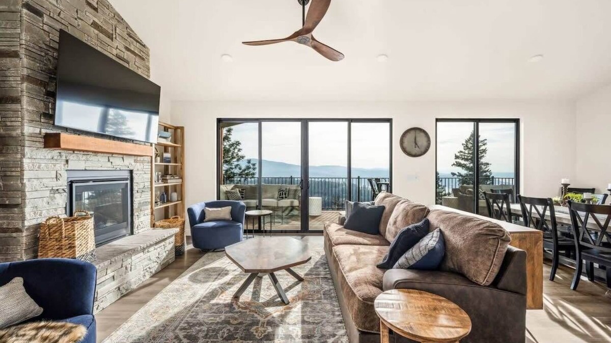 Coeur d'Alene House | Osprey Mountain Lodge | Incredible Lake Views Await You