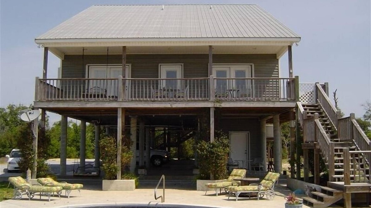 Ocean Springs House | OUR BEACHES ARE OPEN! Private Beachfront Casual Home Custom Salt Water Pool