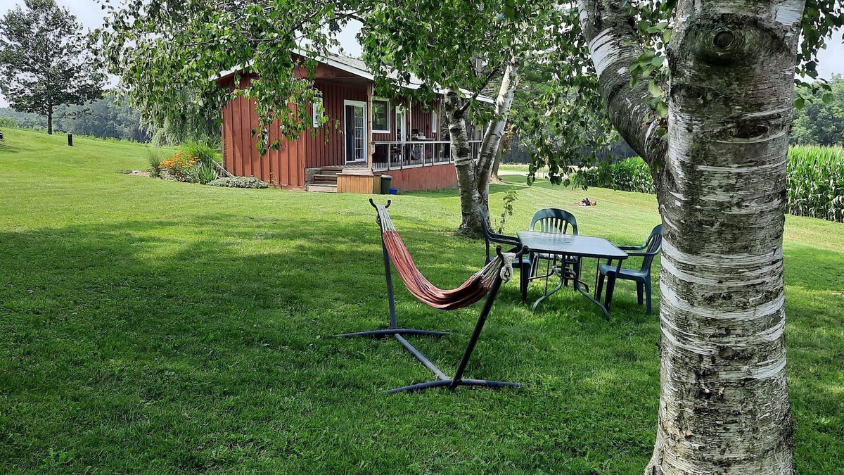 Zorra Cabin | Our charming cabin offers a serene, outdoor experience. nIts glamping with perks