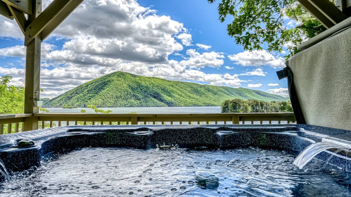 Huddleston House | Our Point of View - Lakefront home with hot tub, pool table, dock - dog-friendly