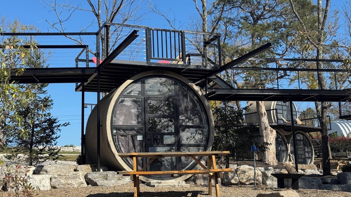 Lancaster Cabin | Our Tubes offer a camping experience for those that love the outdoors but also love a bed.