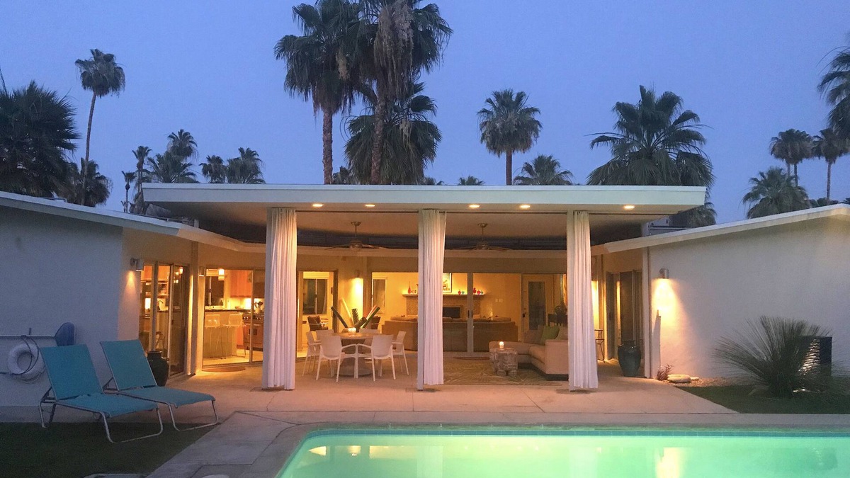 Tahquitz River Estates House | Oversized Patio, Pool and View! Experience great Indoor/Outdoor living PS style!