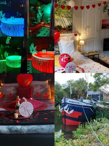 Cambrai Bed & Breakfast | Péniche Morgane 2 chambre d'hôtes