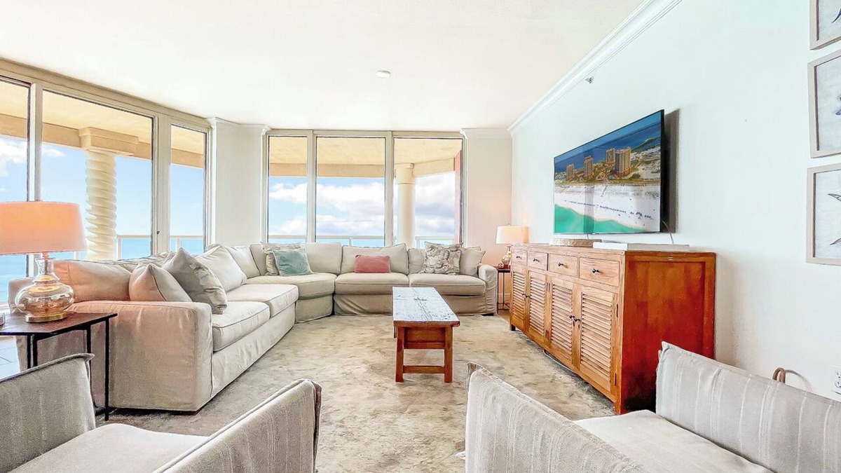 Pensacola Beach Condo | P1-1901 Welcome to The Good Life - 3B Gulf Front Condo Sleeps 10