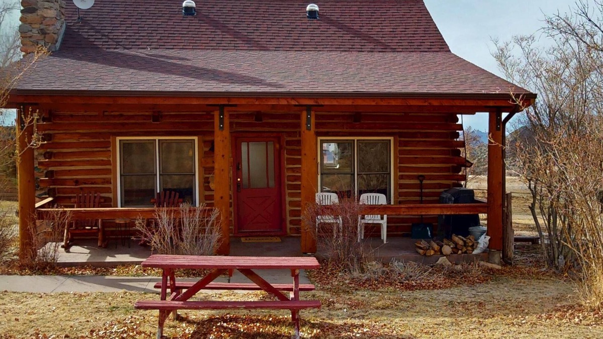Spanish Valley Cabin | Pack Creek ~ M4 . Log Cabin at Pack Creek Ranch