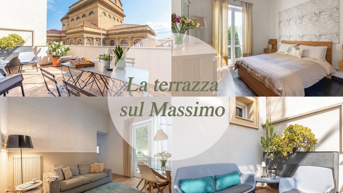 Ruggero Settimo Apartment | Palermo Historic Center Duplex Apartment with Terrace- 2 bed - 3 bath - 2 LR