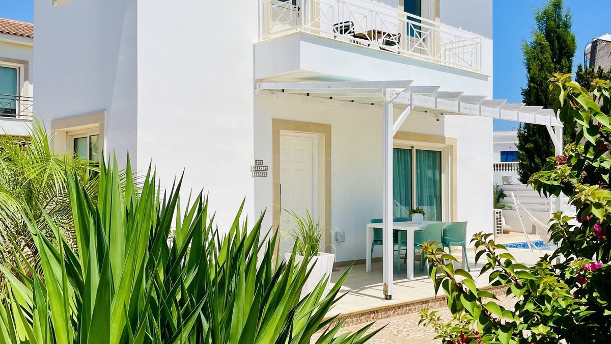 Ayia Thekla Villa | Palm View Villa - with Private Heated pool!