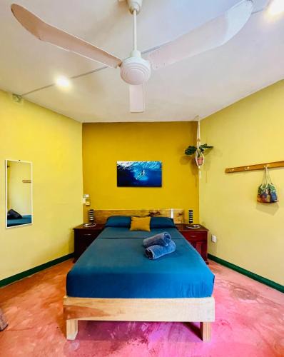 Brisas de Zicatela Hotel | Palmar la Punta 6 AC Starlink 2min walk to beach