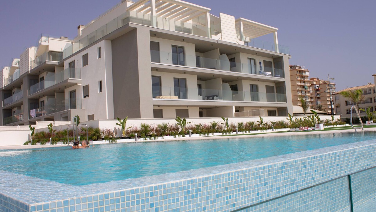Torrox Costa Apartment | Panorama Beach, Apartment in 1st line of the beach. Best climate in Europe