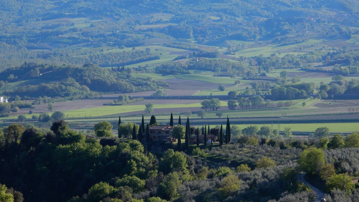 Citta della Pieve Villa | Panoramic farmhouse in the heart of the Umbra countryside