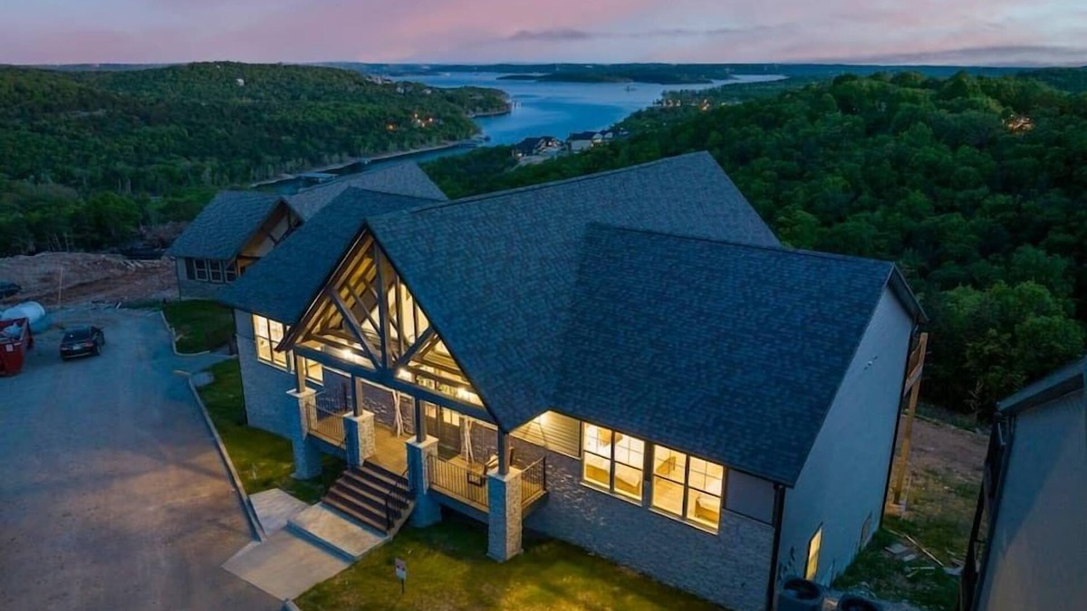 Indian Point House | Panoramic Lake View W/Indoor Pool, Hot tub, Gameroom & Firepit