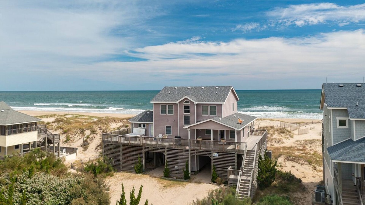 Carova Beach House | Panoramic ocean views and secluded beaches at Starboard Watch in Carova!