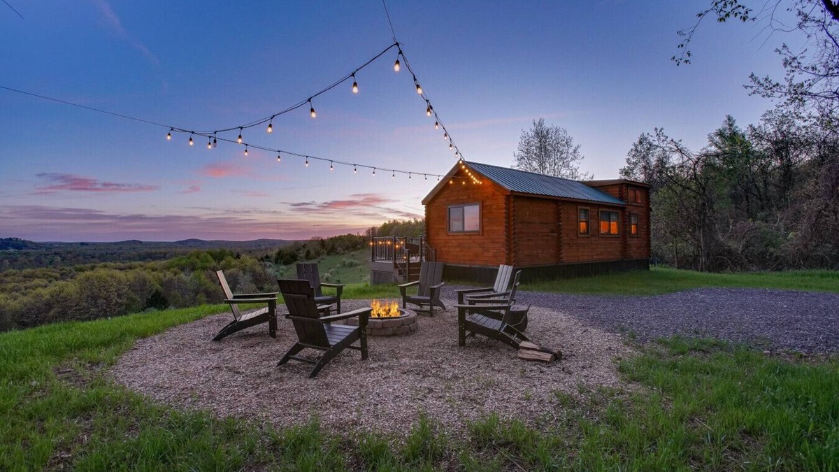 Brookville Cabin | Panoramic Paradise | Amazing Views, Hot Tub, Cozy Cabin Getaway