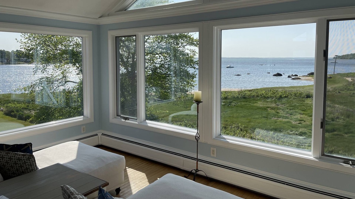 Marion House | Panoramic views of the ocean, large deck with direct access to the water