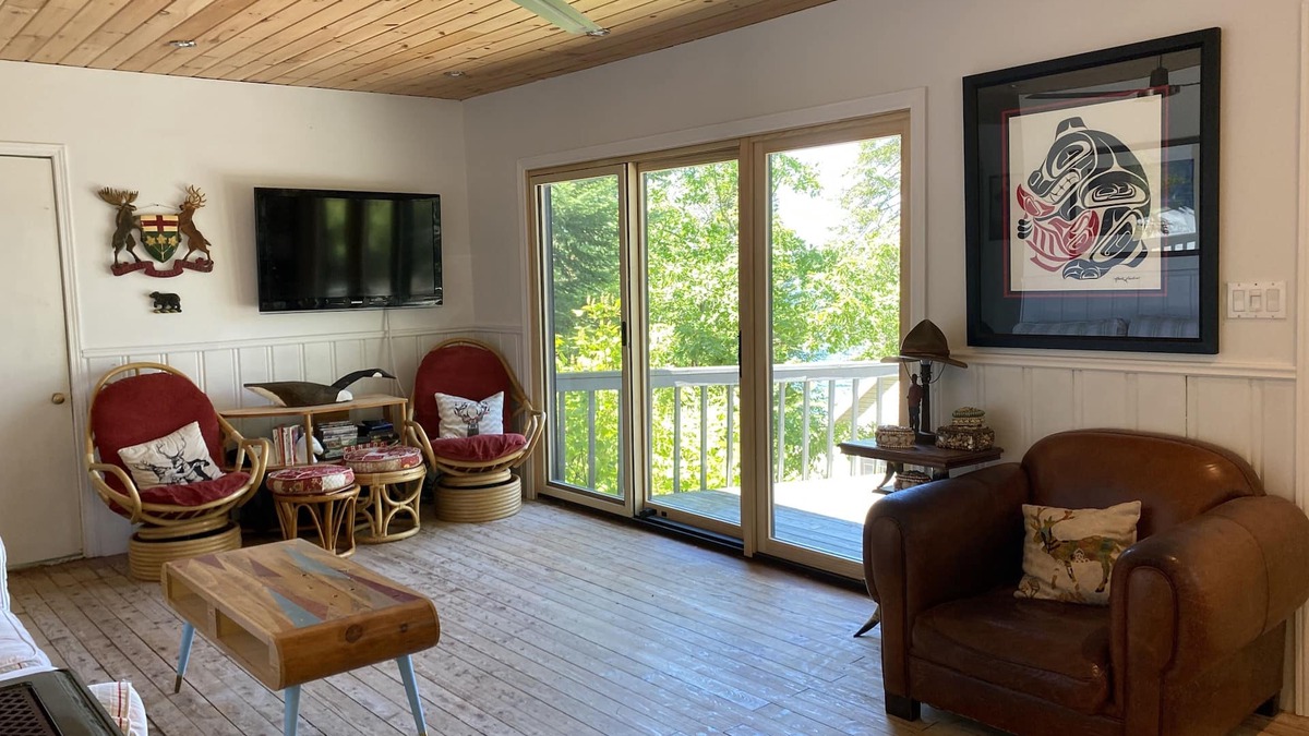 Hastings Highlands Cottage | Papineau Lake cottage and converted boathouse, clean water, sleeps up to 10.