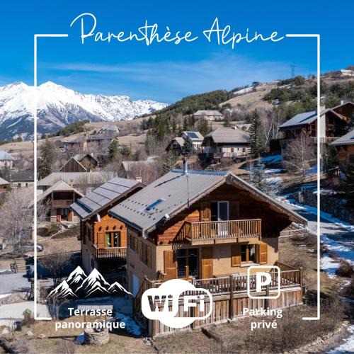 Enchastrayes Ski Chalet | Parenthèse Alpine - Poêle à bois - Calme - Parking