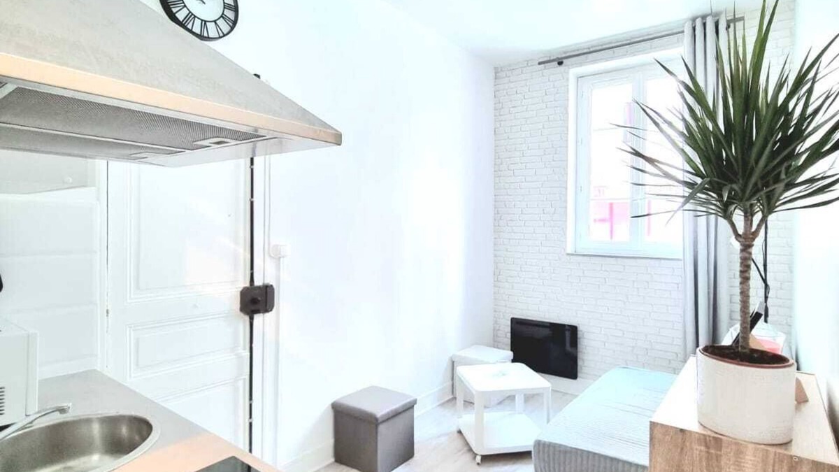 Moulin de la Vierge Apartment | Paris 14 eme: Superb studette, quiet and bright