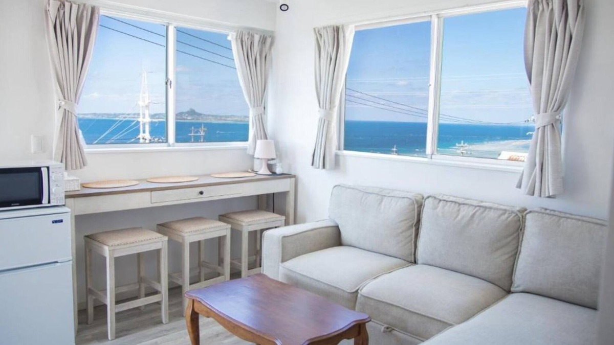 Motobu Hotel | Park Side Mori301 Quadruple Room Sea View/Kunigamigun Okinawa