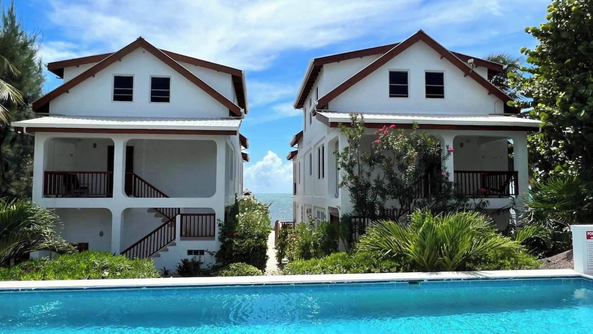 Caye Caulker Apartment | Partial Oceanview Velento#6 -2 bed/2 ba, private dock/pool/free paddleboards