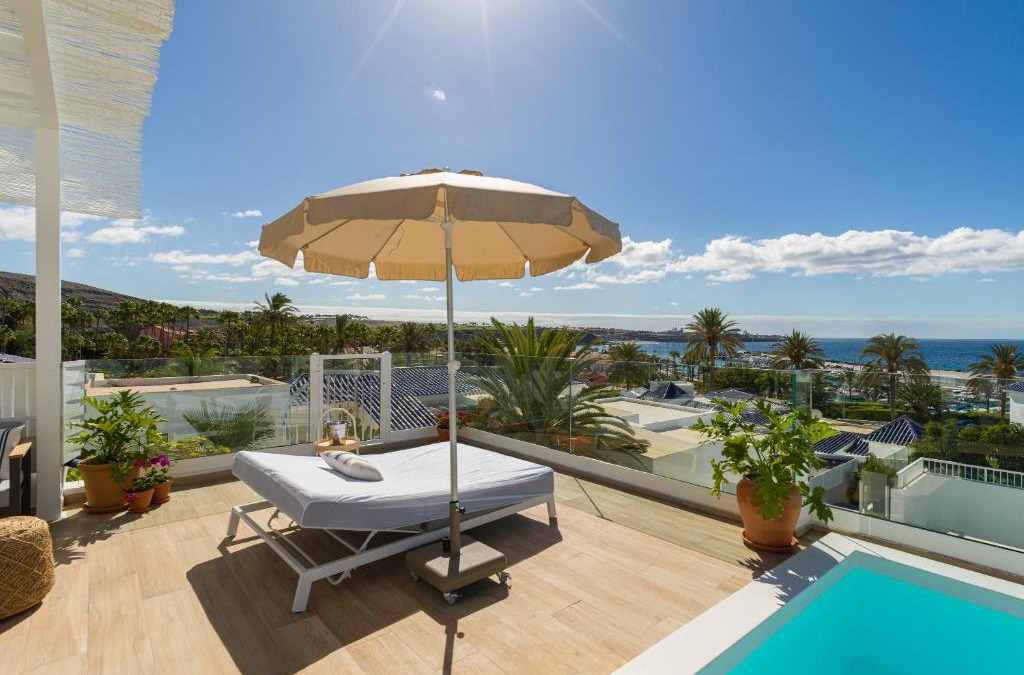 Pasito Blanco House | Pasitoblanco Porto Mare 7 Seaview Villa private heated pool