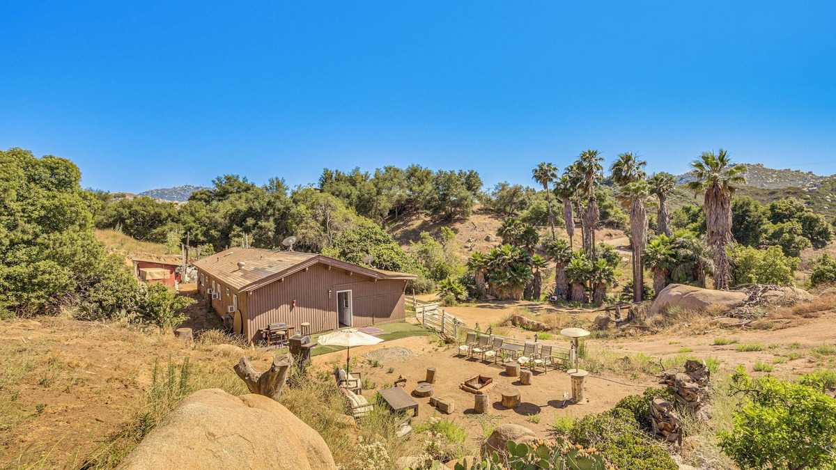 Ramona House | Patio & Mountain Views: Rustic Ramona Home!