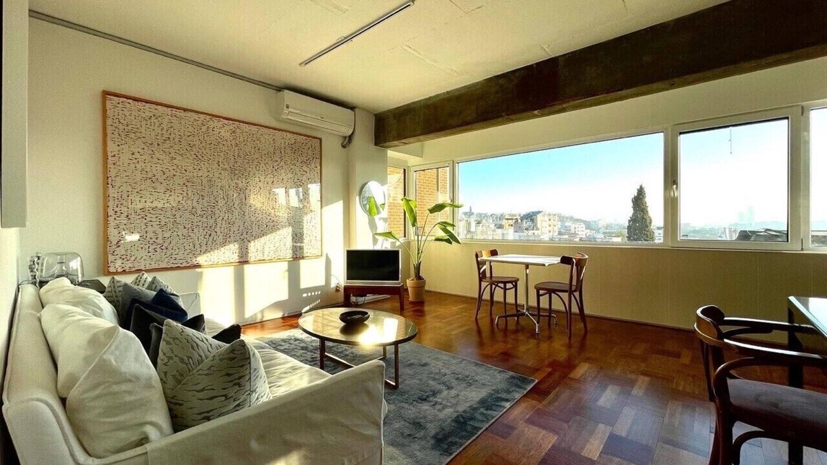 Yongsan-gu Apartment | Peaceful 2 BR APT & Cityview Close to Iconic Sites