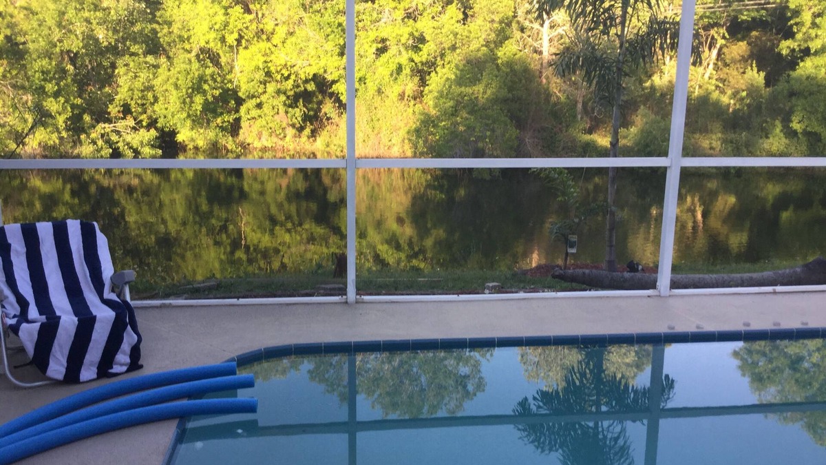 Port Richey House | Peaceful Garden Oasis