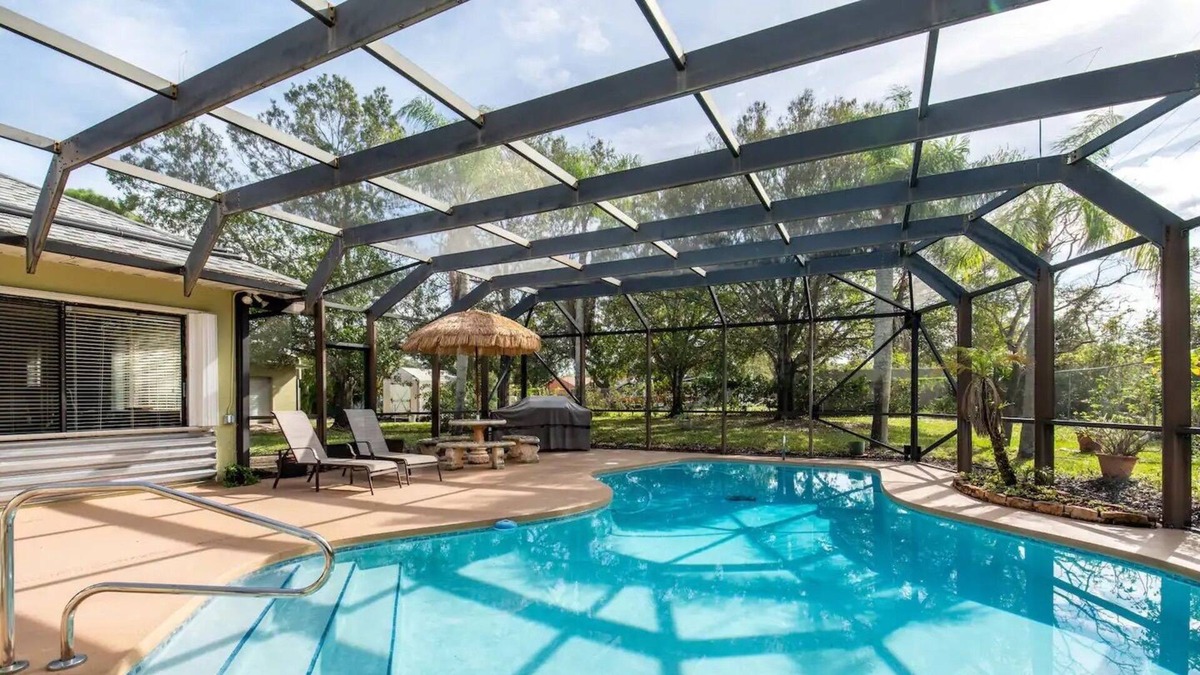 Grant-Valkaria House | Peaceful Paradise w/ Heated Pool Steps from River