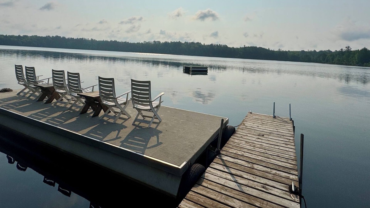 Solon Springs Cabin | Peaceful & private 4-season family cabin on the beautiful Bony Lake sandbar!