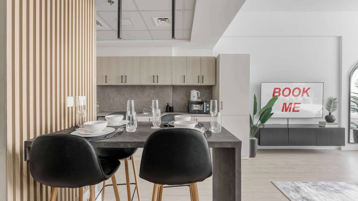 Dubai Sports City Apartment | Peaceful Studio Apartment at Frankfurt Tower in Sports City
