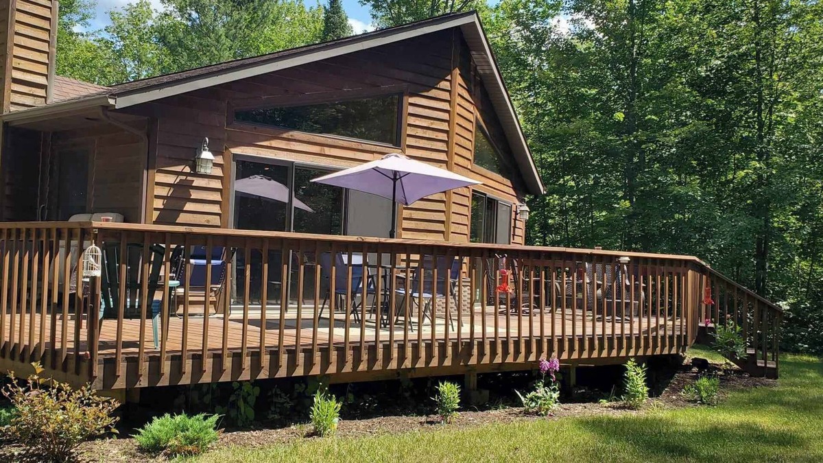 Iron River House | Peaceful Wooded Retreat Offering Immediate Access to all Trails and Area Lakes!