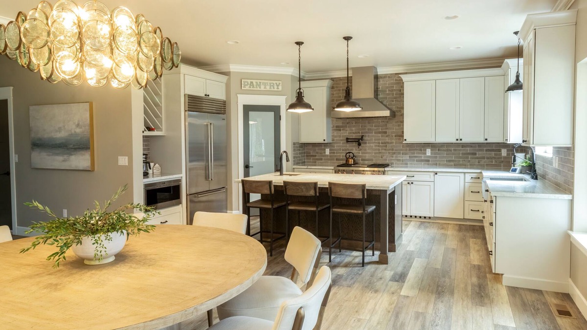 Meadow Lakes House | Peakside Retreat with Chefs Kitchen, Theater, Game, Kids Rooms by Design