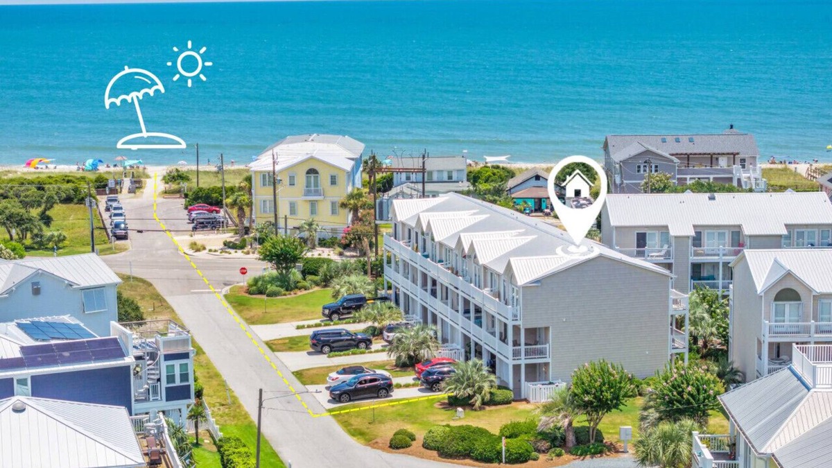 Kure Beach House | PELICAN'S REST | OCEANVIEW + POOL + WALK TO BEACH