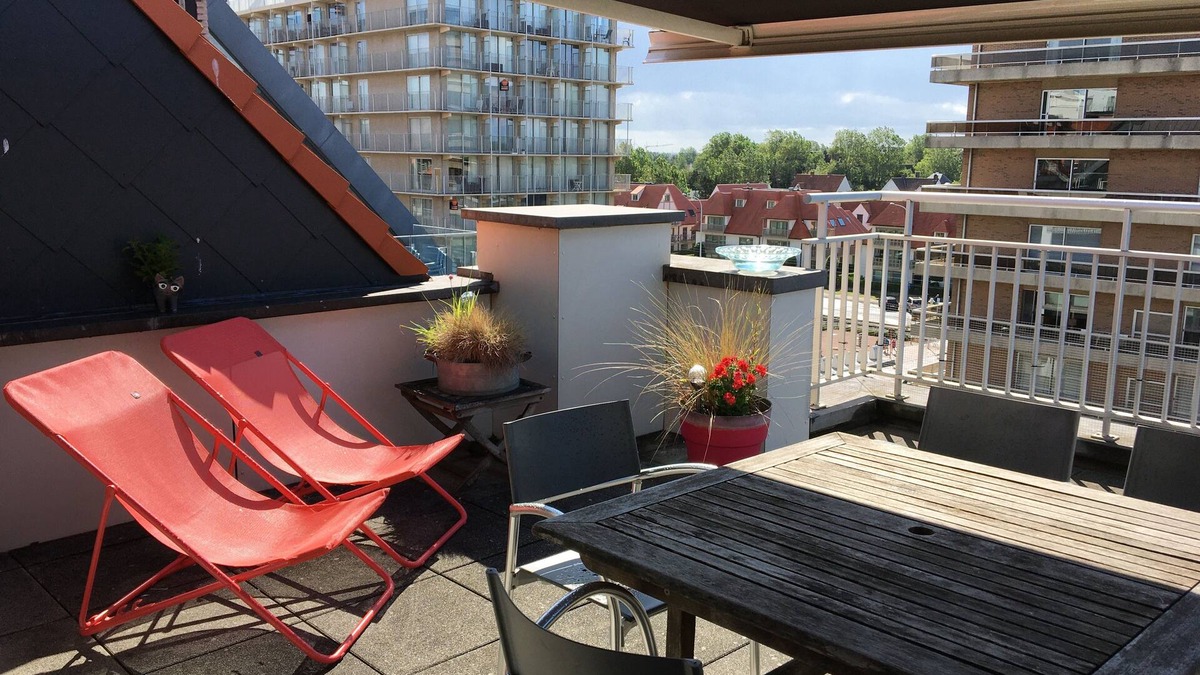 Nieuwpoort-Bad Apartment | Penthouse Cosy 2ch, Gar, 2belles Terr à 2 pas de la mer et Commerces à Nieuport