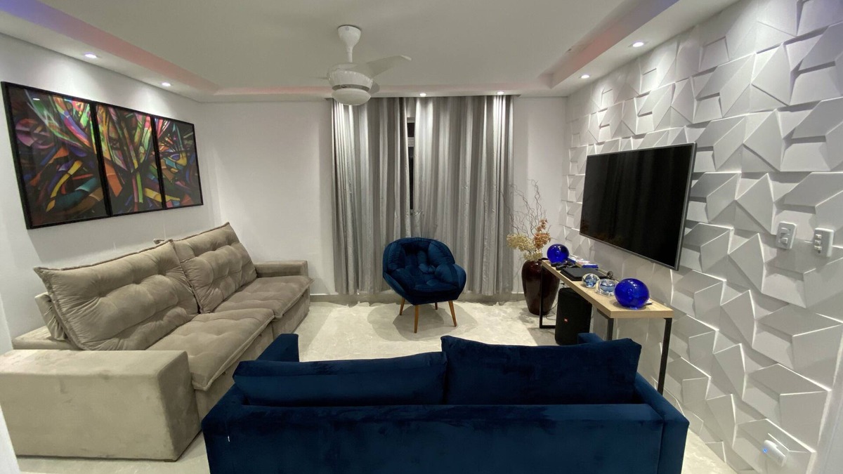 Jardim Vitoria Apartment | Penthouse in Guarujá, 200 meters from the beach and overlooking the sea.
