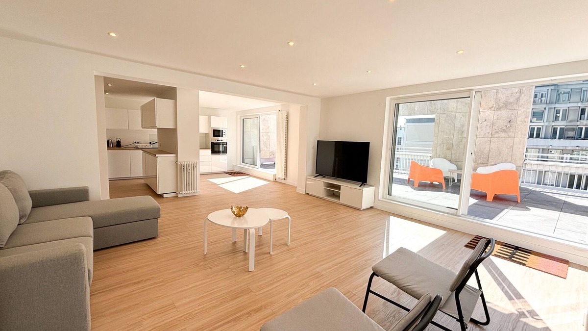 Quartier Chorier-Berriat Apartment | Penthouse, Mountain view terrace
