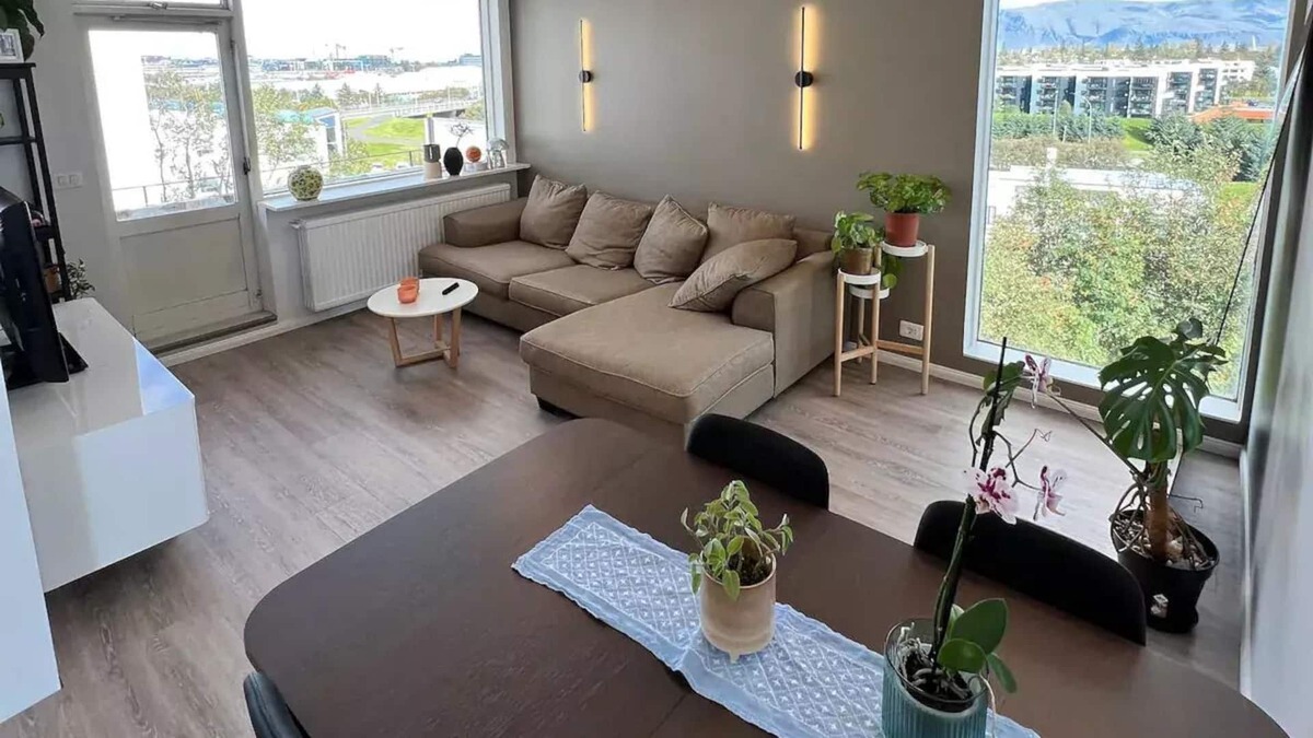 Laugardalur Condo | Penthouse Views in Mid-Reykjavík