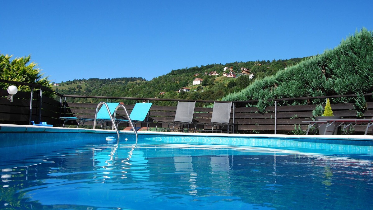 La Bresse Villa | PERCE NEIGE VILLAGE LUXURY GITE 4 stars WITH POOL AND SAUNA